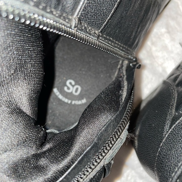 Girls Tall Knee High Black Boots Size 3 - Picture 6 of 6